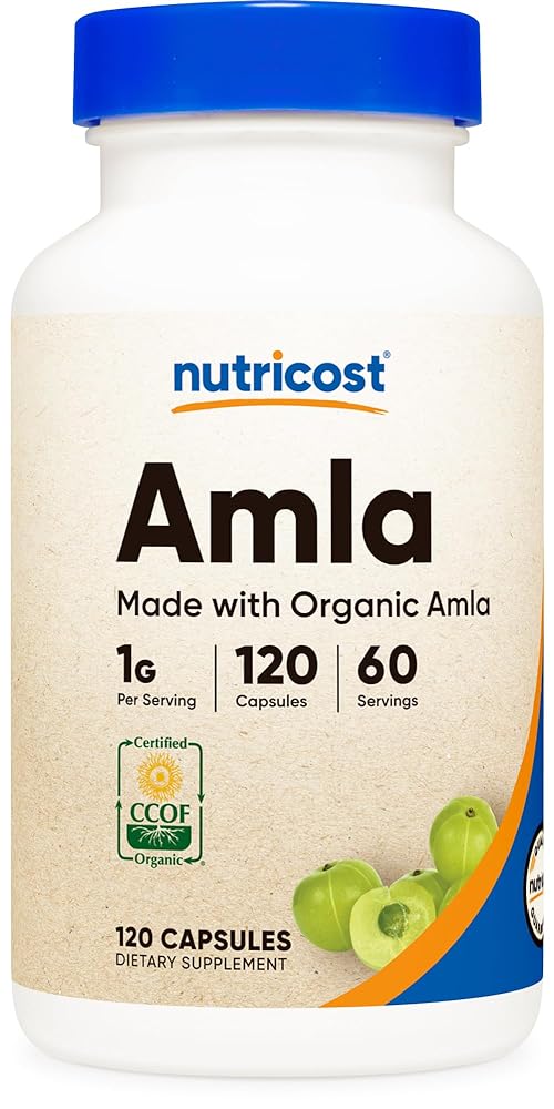 Nutricost Organic AMLA Capsules, 120 Ca...