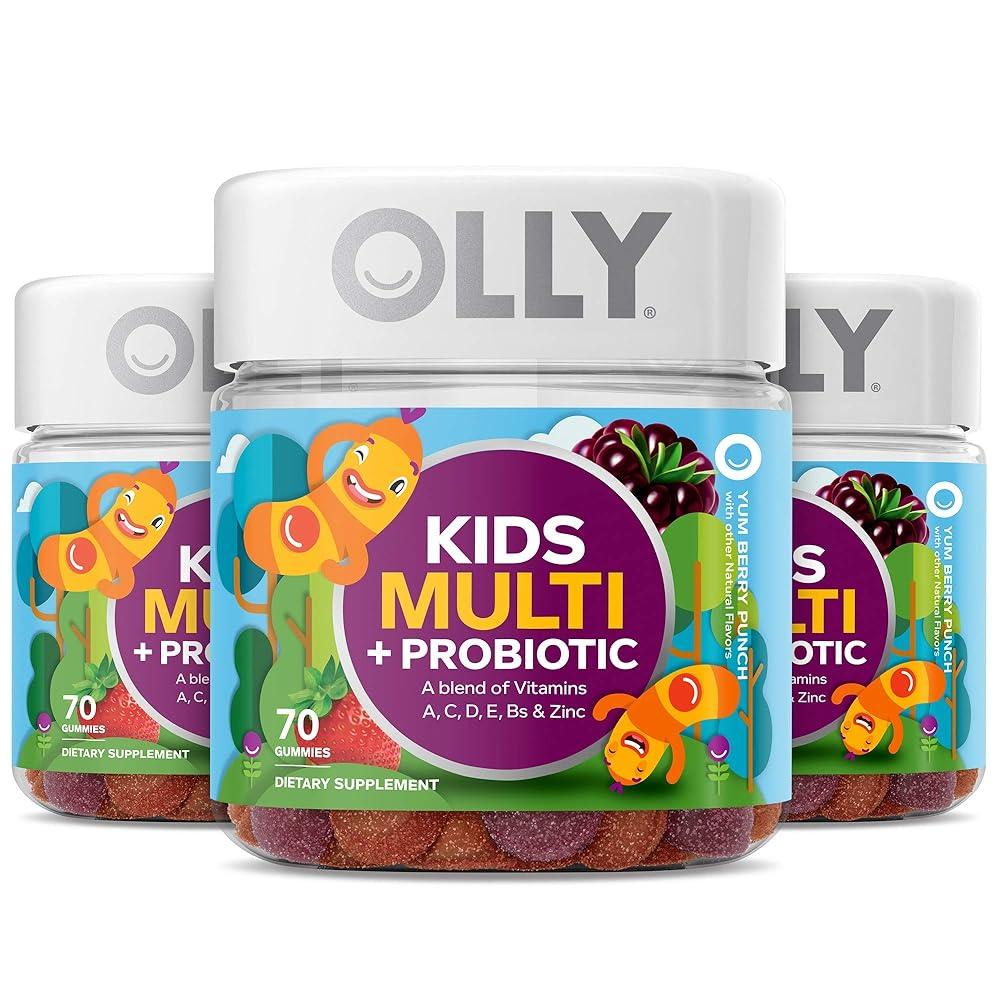 OLLY Kids Multivitamin Probiotic Gummie...