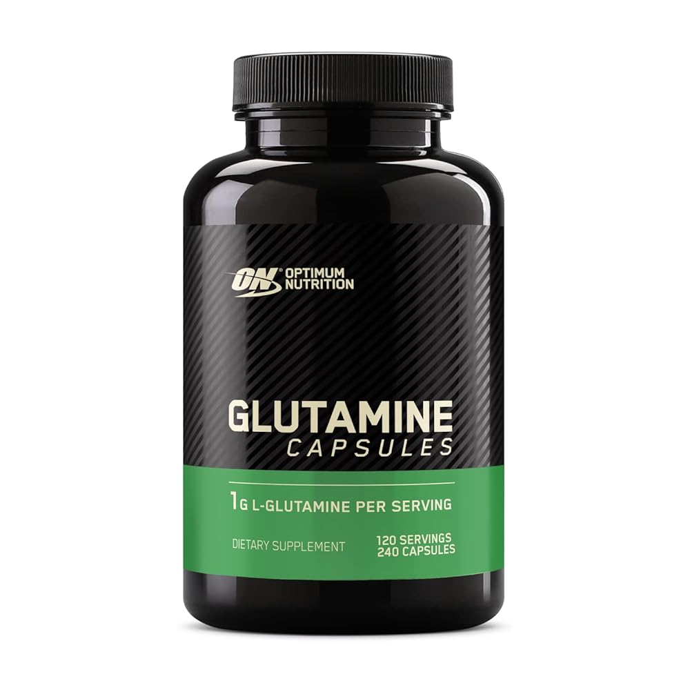 Optimum L-Glutamine Capsules, 1000mg, 2...