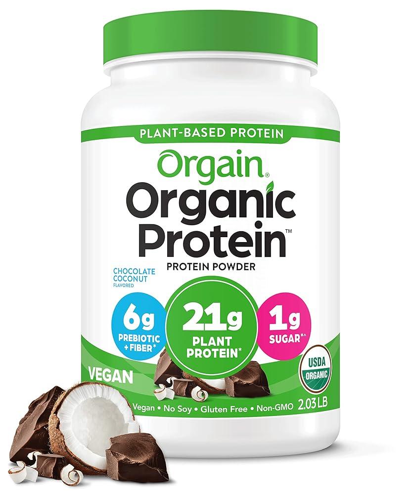 Orgain Chocolate Coconut Vegan Protein ...
