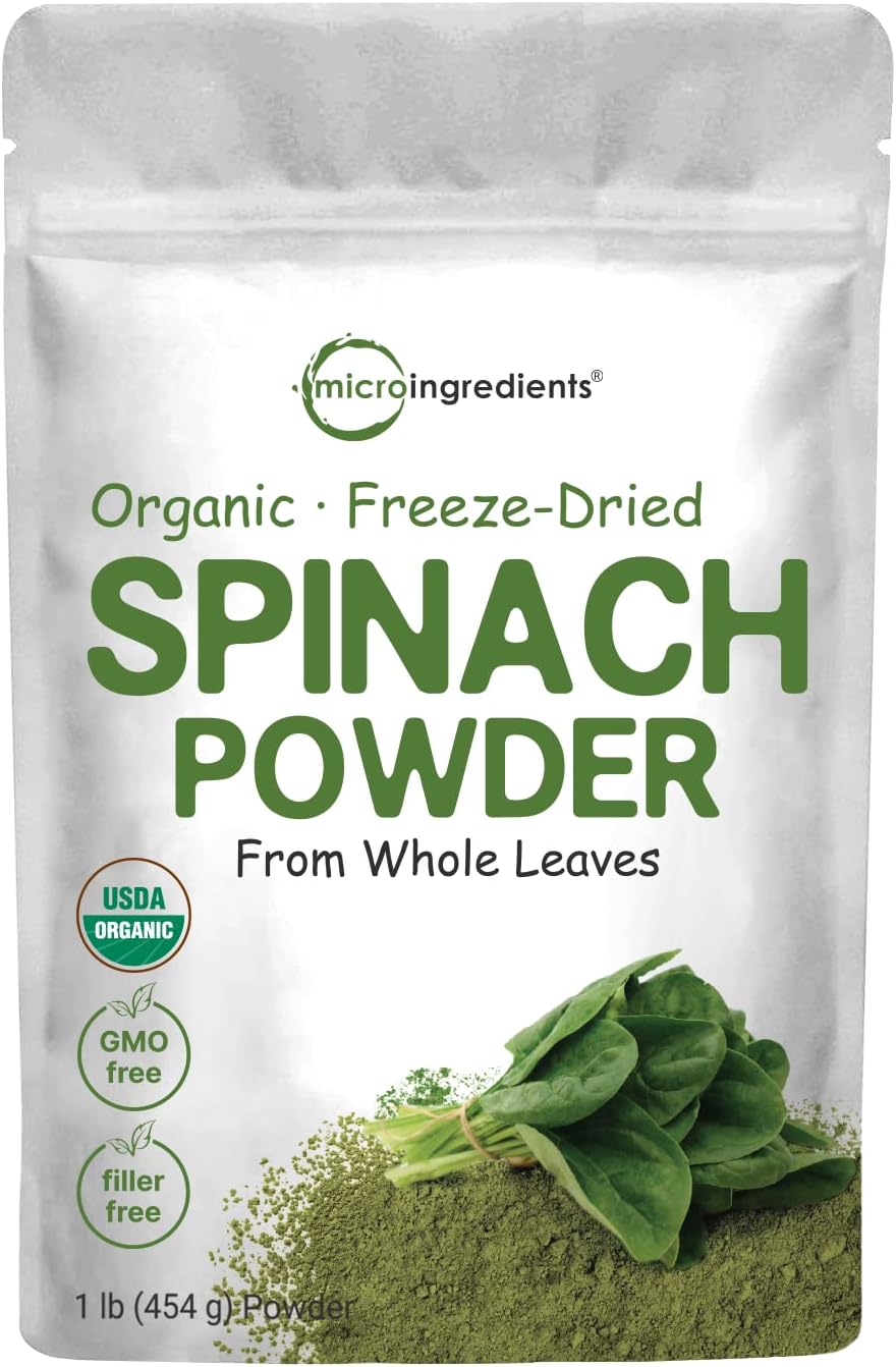 Organic US Grown Spinach Powder –...