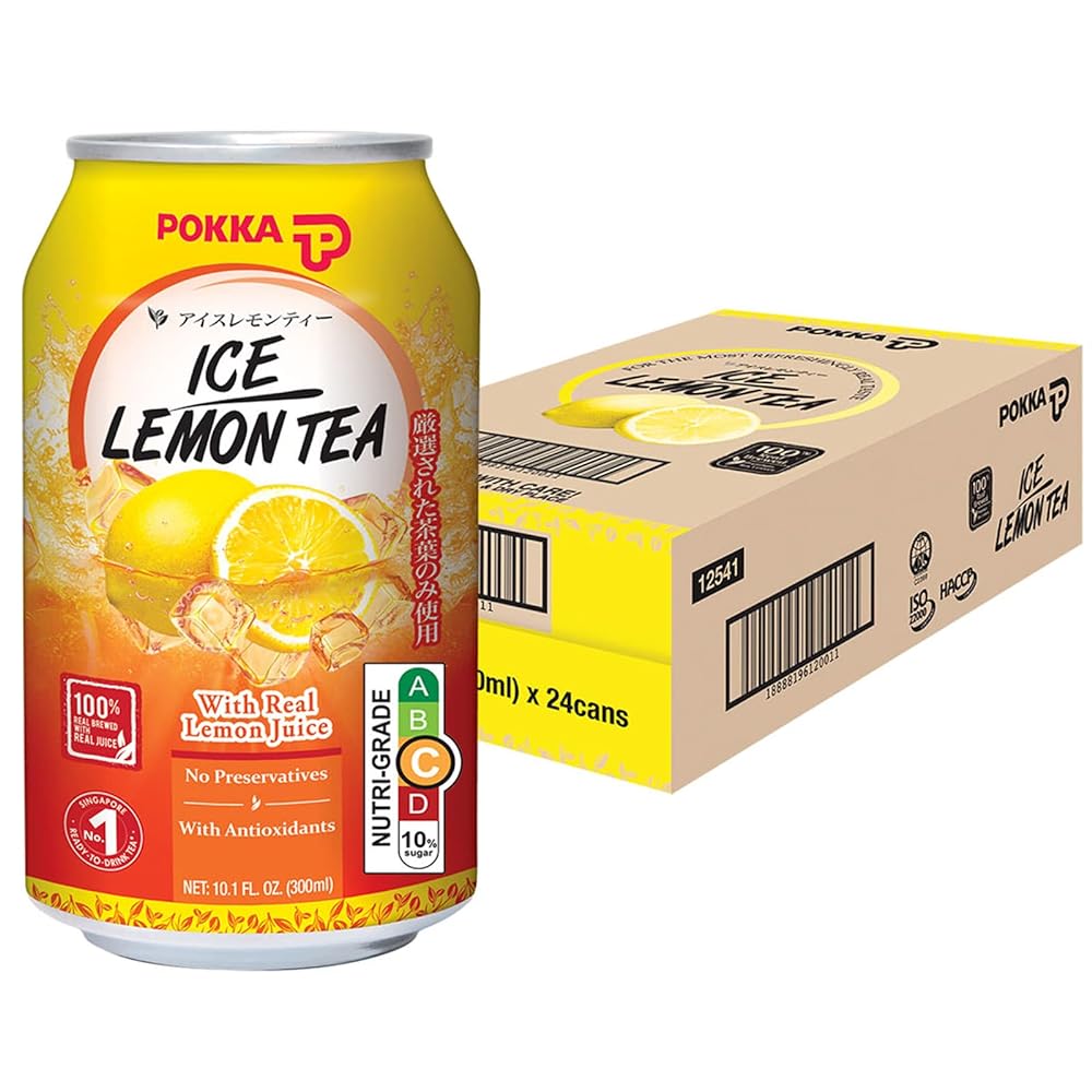 Pokka Ice Lemon Tea, 24-Pack