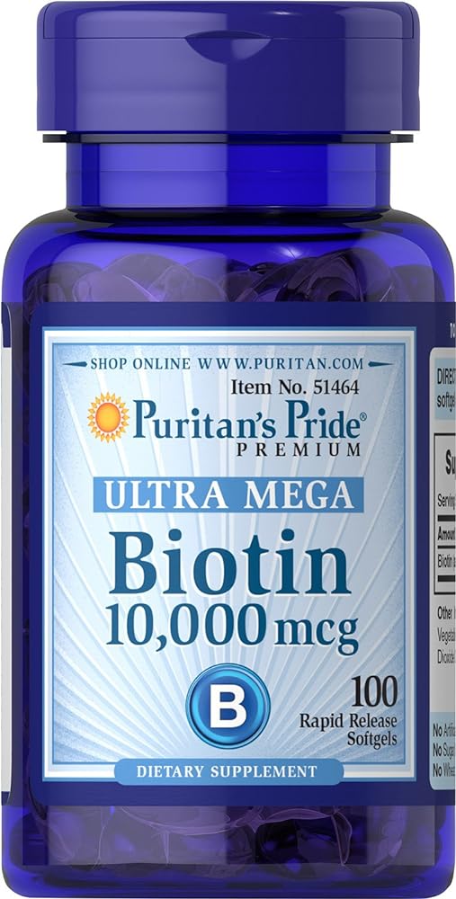 Puritan’s Pride Biotin 10,000 mcg...