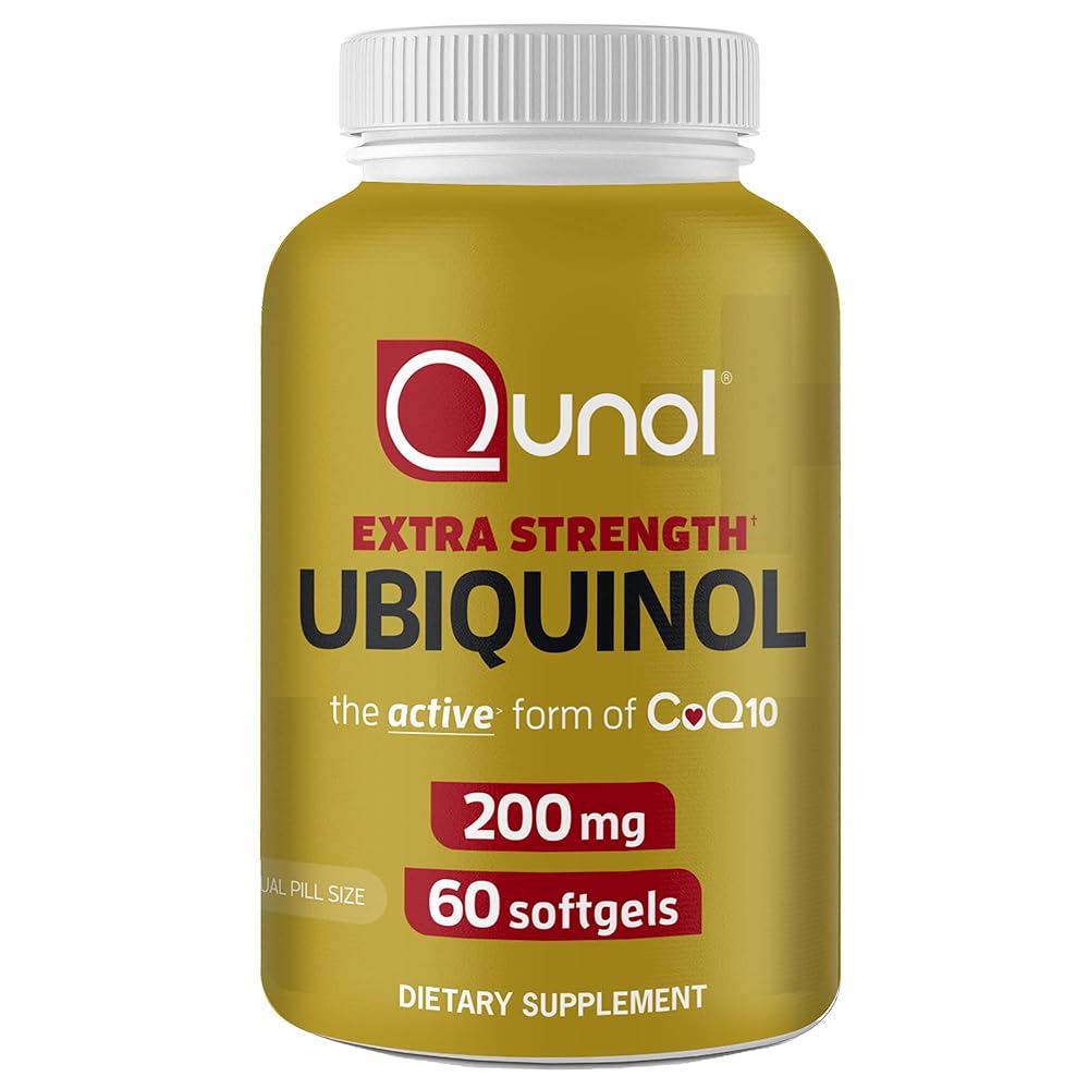 Qunol Ubiquinol CoQ10 200mg Softgels