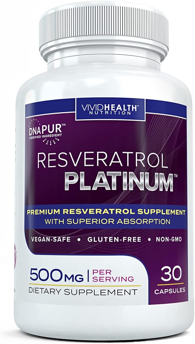 Resveratrol Platinum Anti Aging Supplem...