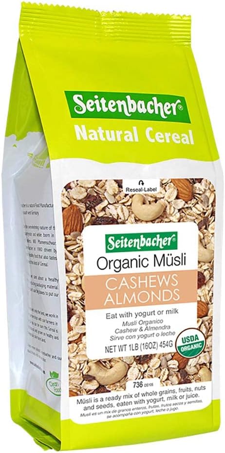 Seitenbacher Organic Muesli with Cashews