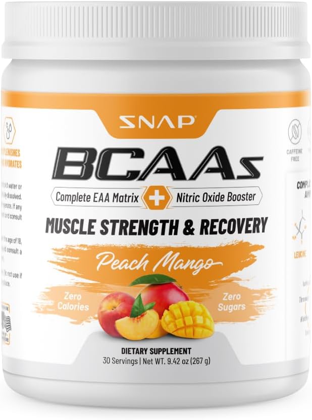 Snap BCAA Powder with Nitric Oxide Booster