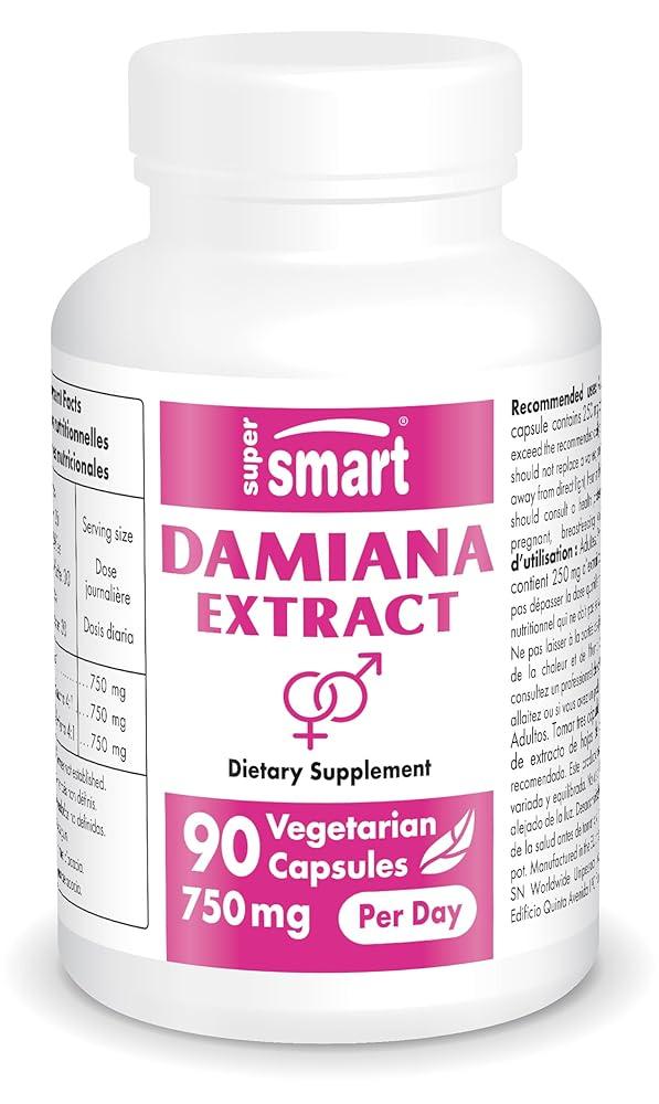 Supersmart Damiana Extract Herbal Suppl...