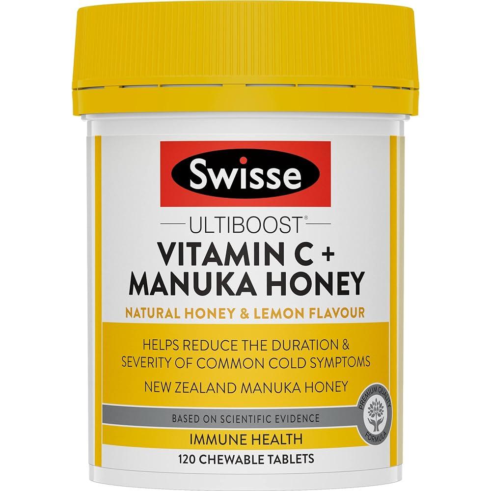 Swisse Vitamin C + Manuka Honey Tablets