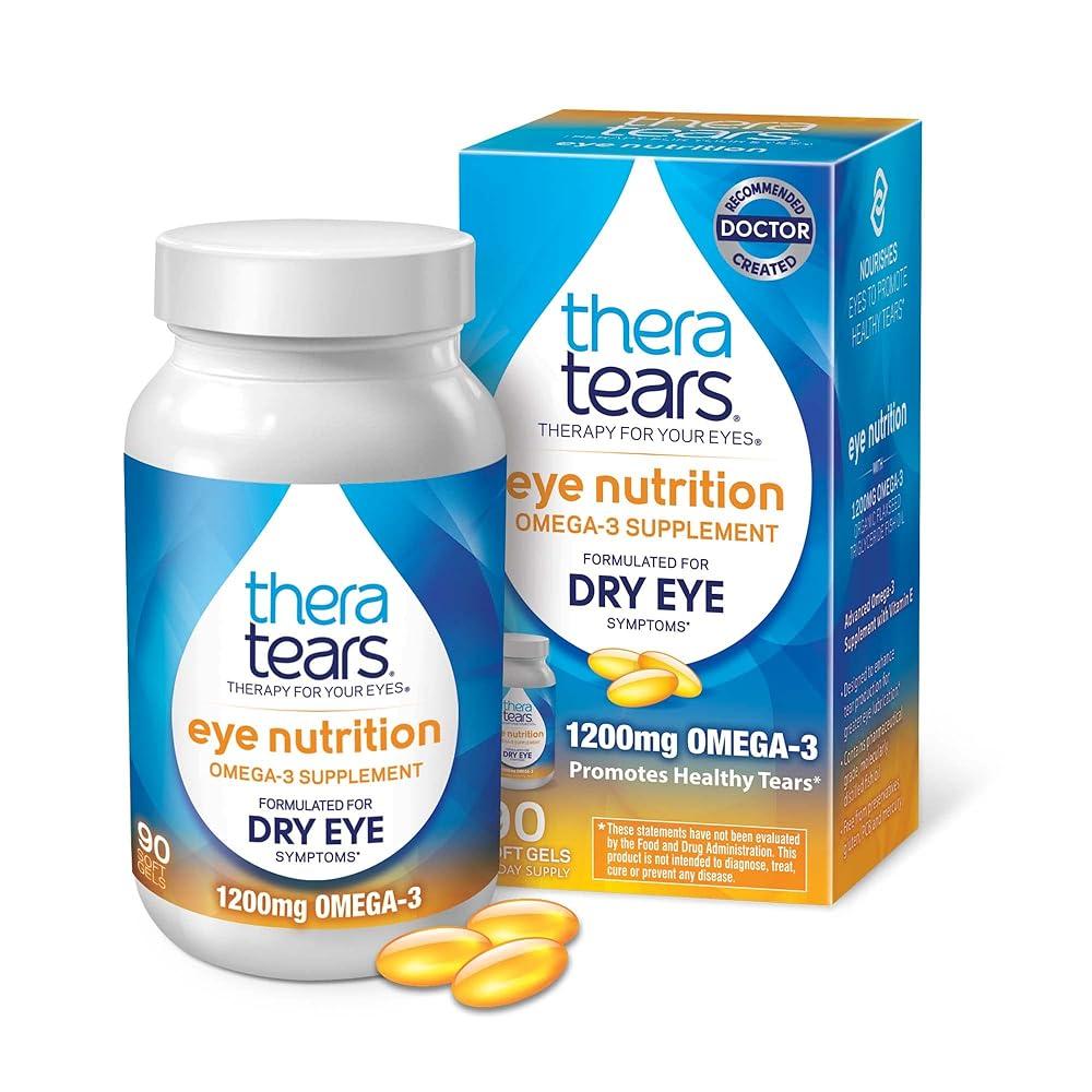 TheraTears Omega 3 Eye Supplement, 90 C...