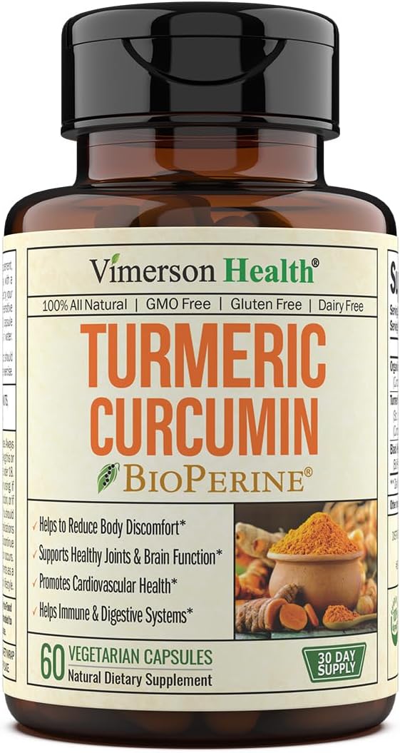 Turmeric Curcumin with BioPerine Capsules