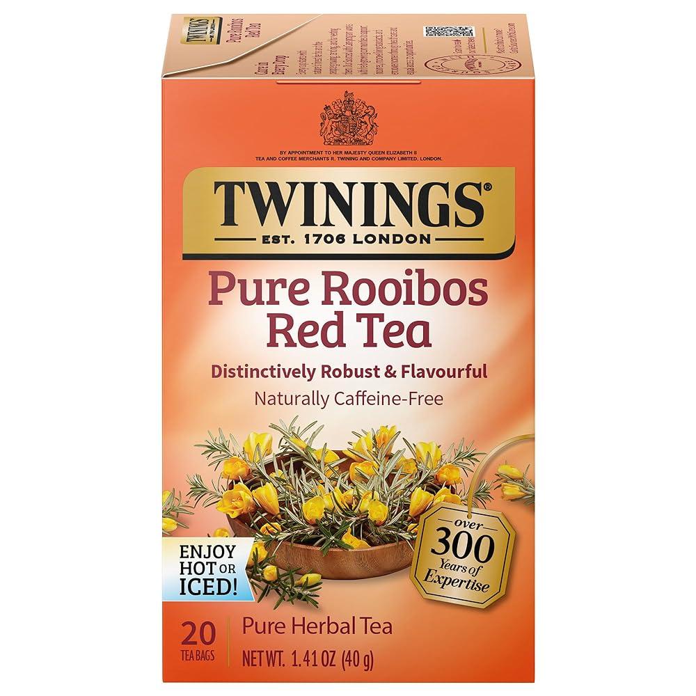 Twinings Rooibos Herbal Tea, 20 Count x 6