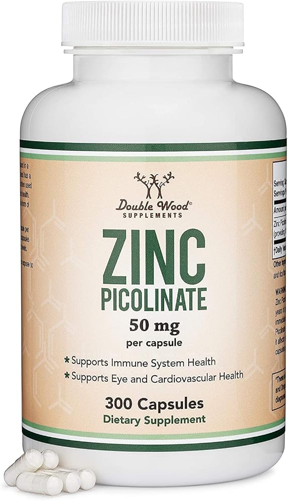 Zinc Picolinate 50mg Capsules by Double...