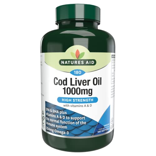 Natures Aid Cod Liver Oil Capsules