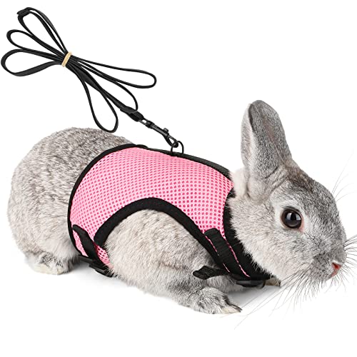 HAPPY HACHI Rabbits Harness, With Elast...