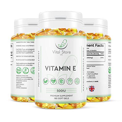 Generic Vitamin E 500IU Vegan Softgels