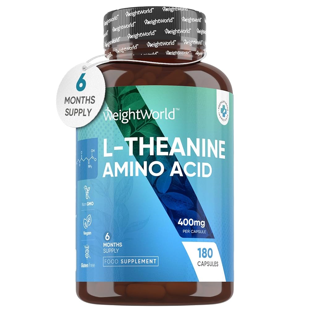 400mg L-Theanine – 6 Month Supply