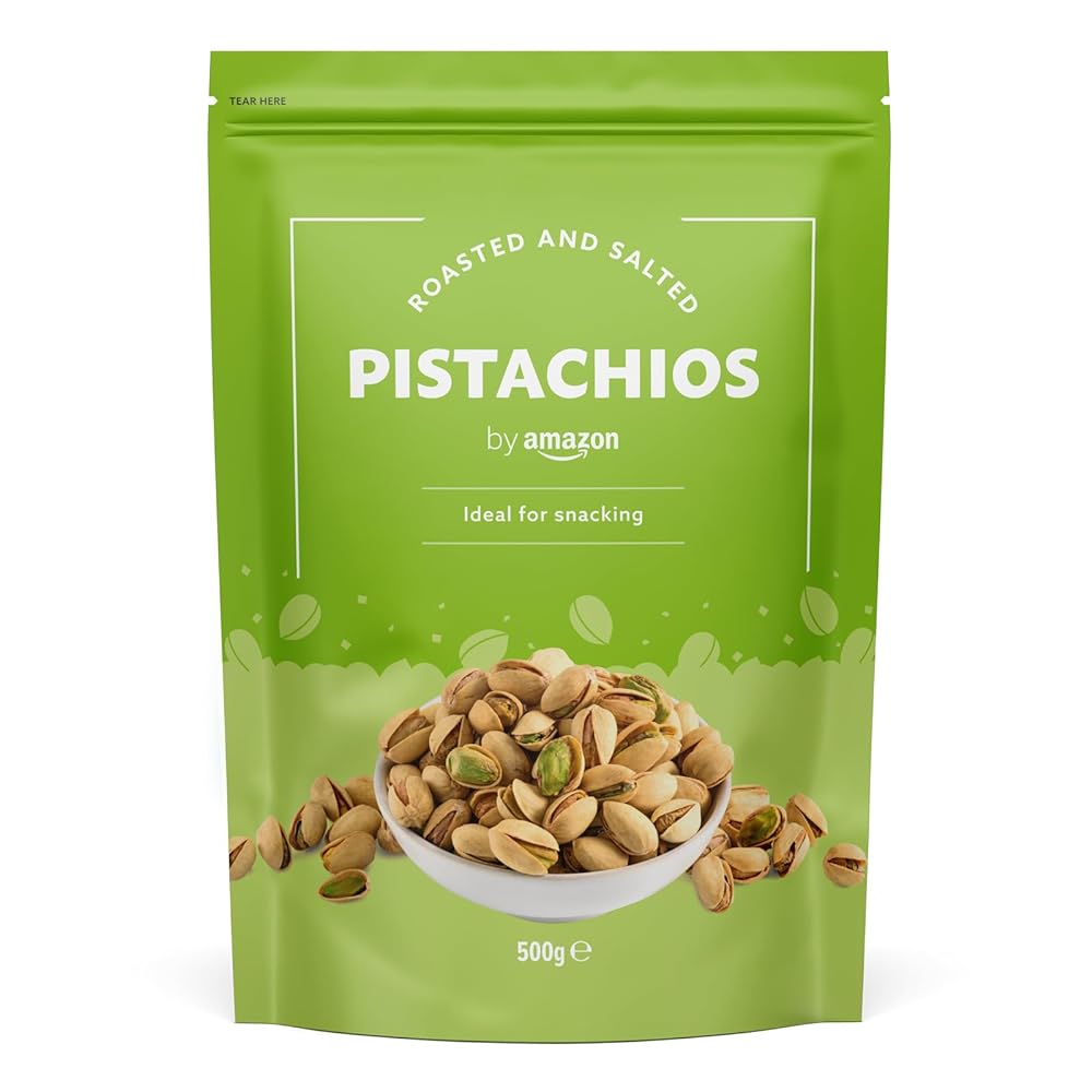 Amazon Roasted Salted Pistachios, 500g