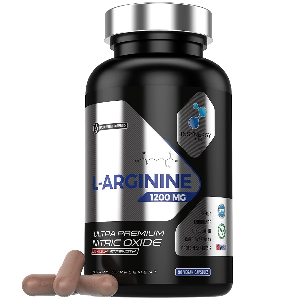 Arginine Nitric Oxide Supplement with B...