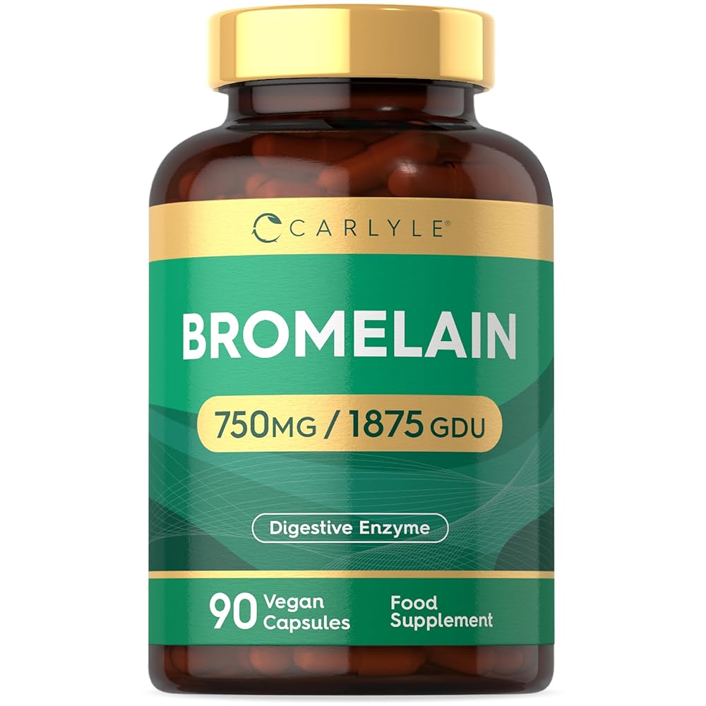 Carlyle Bromelain 750mg Digestive Enzym...