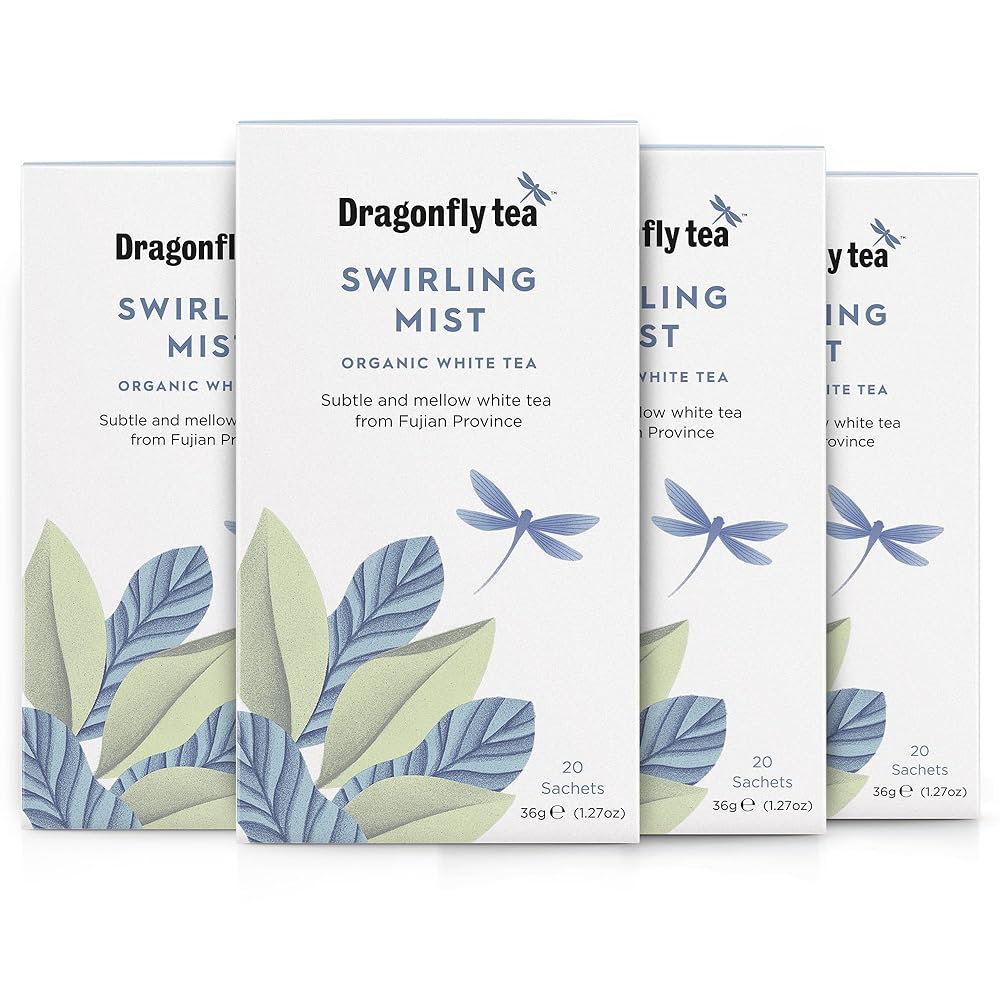 Dragonfly Swirling Mist Organic White Tea