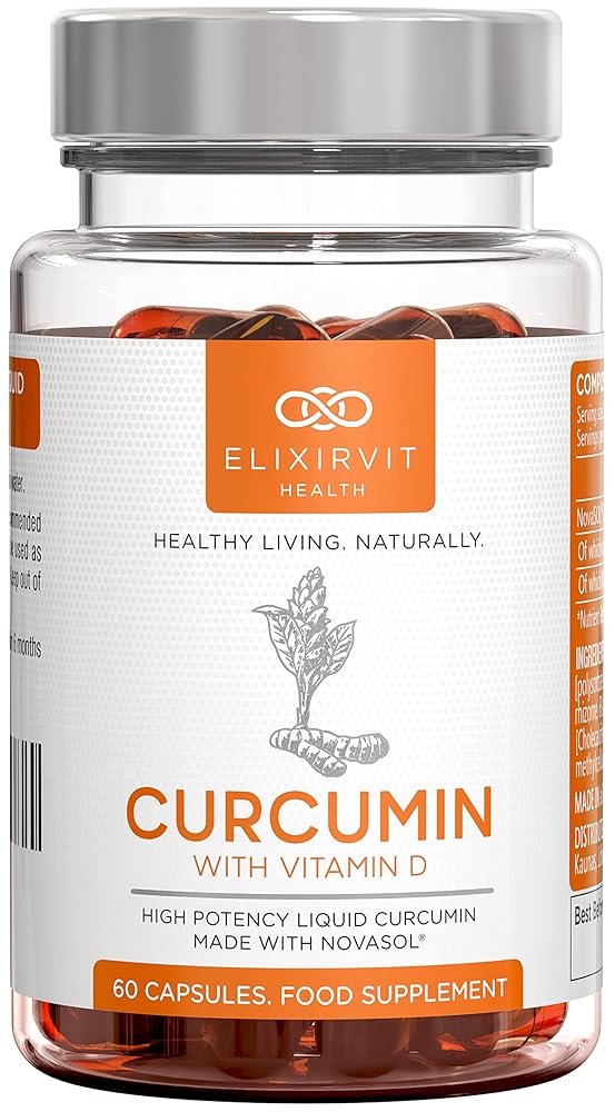 Elixirvit Curcumin with Vitamin D Capsules