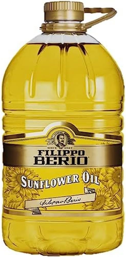 Filippo Berio Sunflower Cooking Oil, 5Ltr