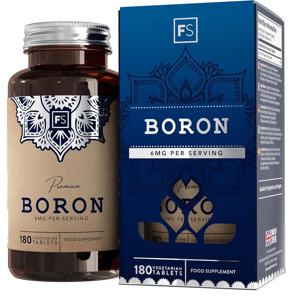 FS Boron 6mg Vegan Tablets | 6-Month Su...