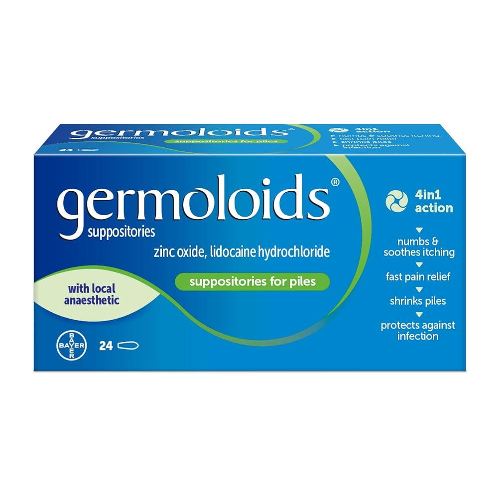 Germoloids Triple Action Suppositories,...