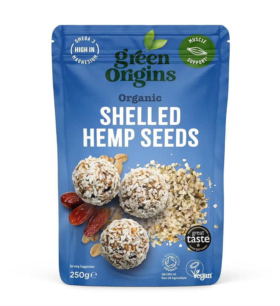 Green Origins Hemp Seeds, Raw, 250g