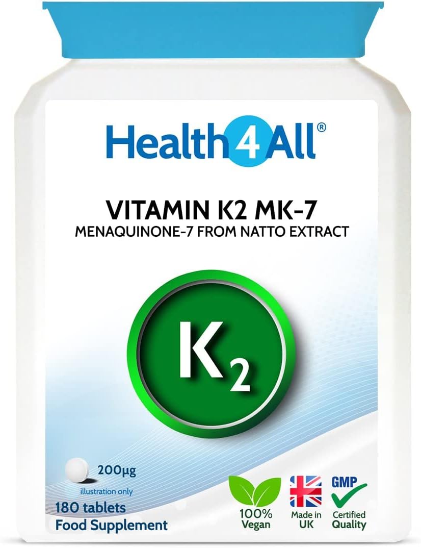 Health4All Vitamin K2 MK7 200mcg Tablets
