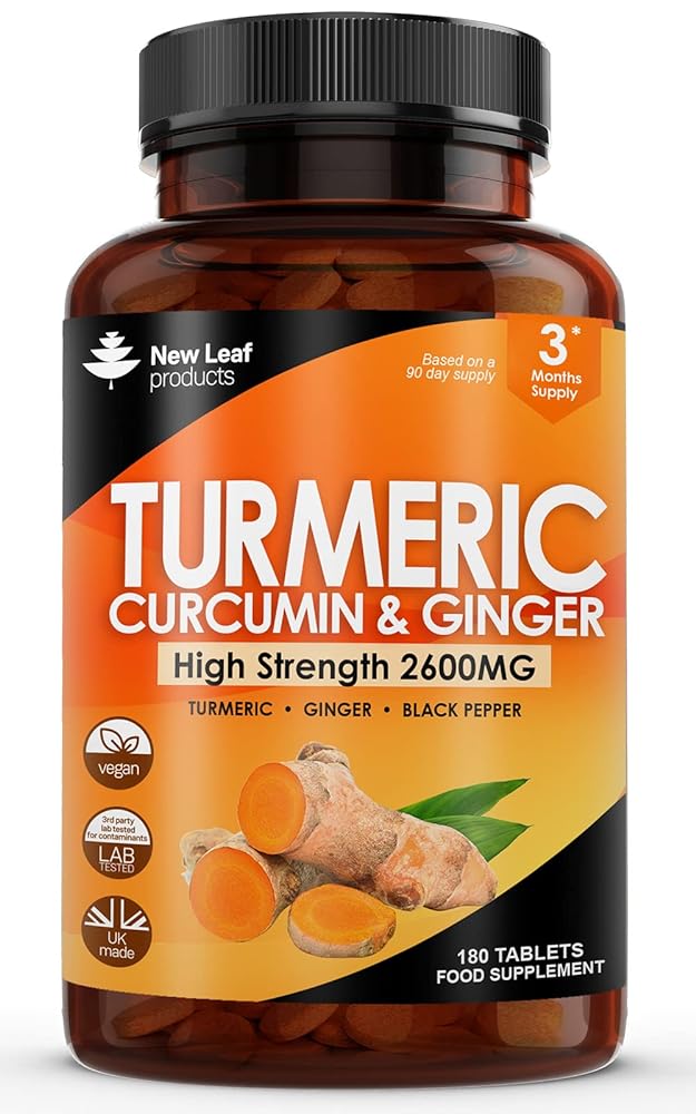 High Strength Turmeric Tablets by New Leaf