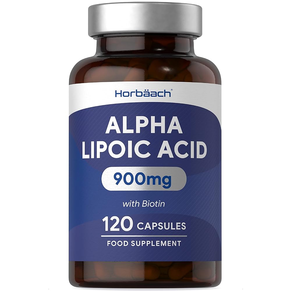 Horbaach Alpha Lipoic Acid 900mg Supple...