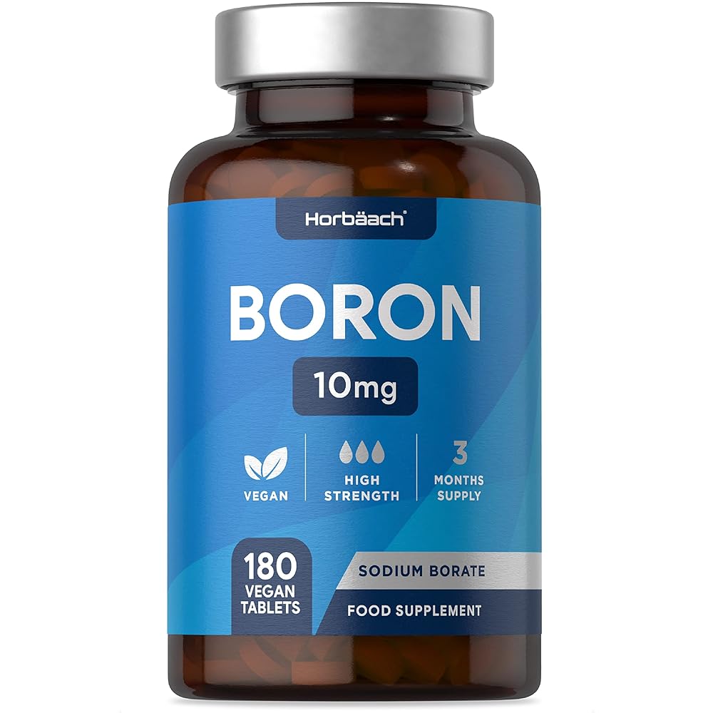 Horbaach Boron 10mg Tablets for Vegans/...
