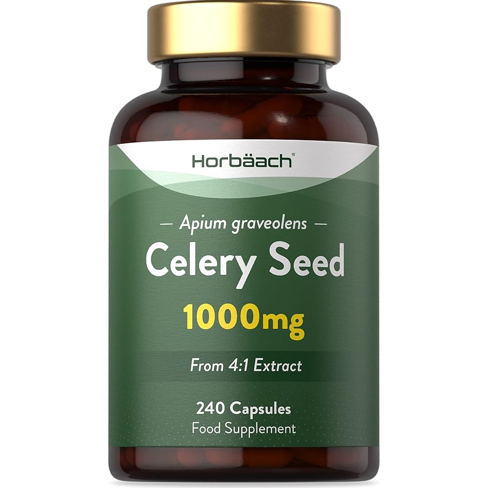 Horbaach Celery Seed Extract Capsules 1...