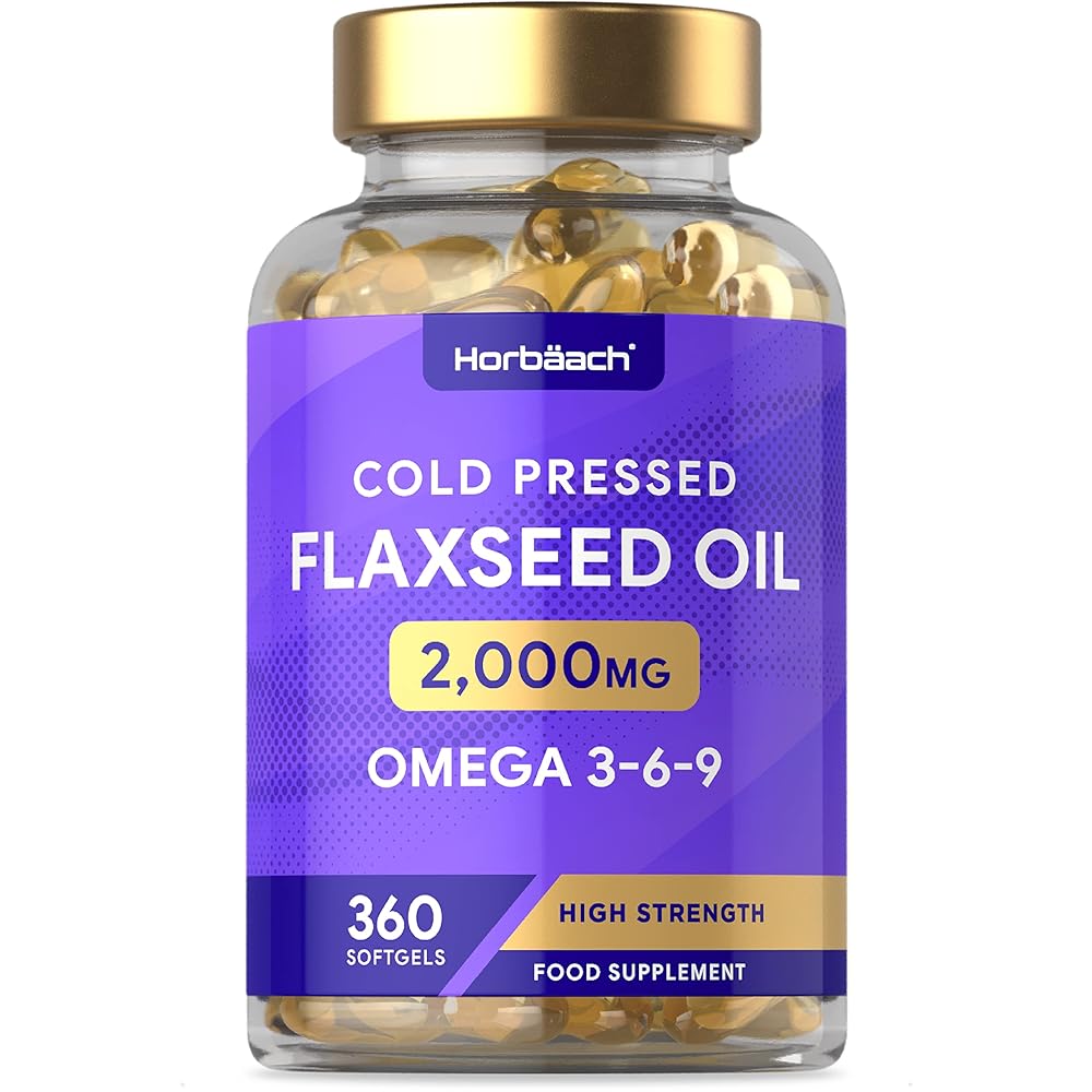 Horbaach Flaxseed Oil Capsules – ...