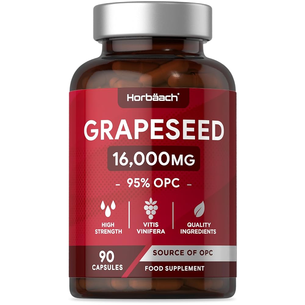 Horbaach Grape Seed Extract Capsules