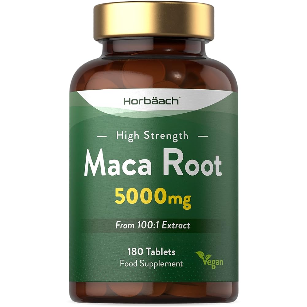 Horbaach Maca Root 5000mg Tablets