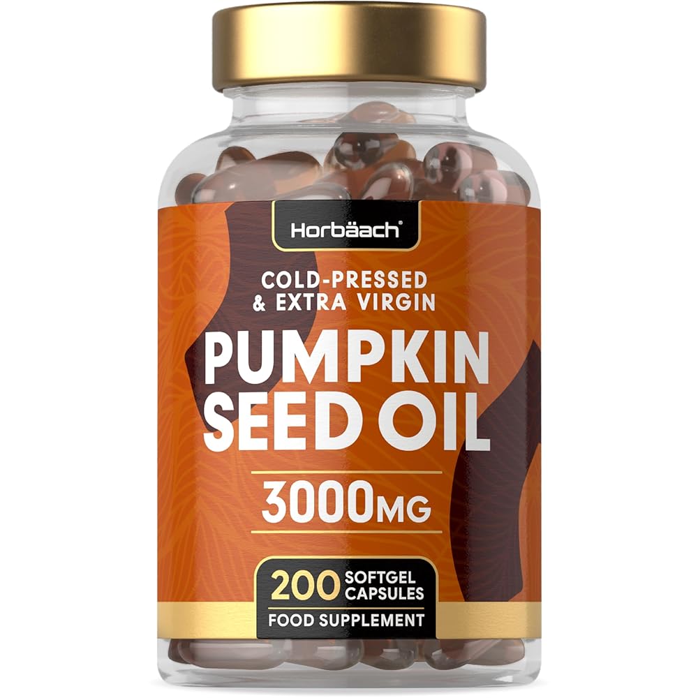Horbaach Pumpkin Seed Oil Capsules 3000mg