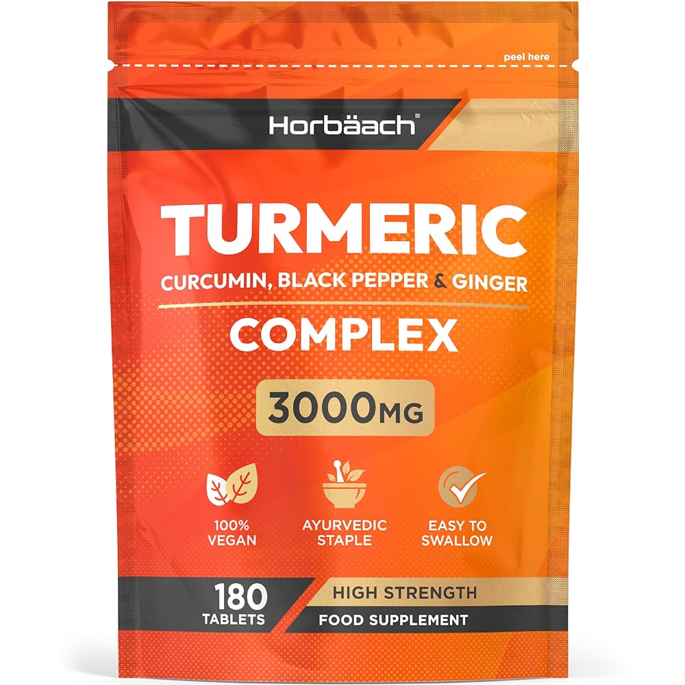 Horbaach Turmeric Tablets 3000mg Supple...
