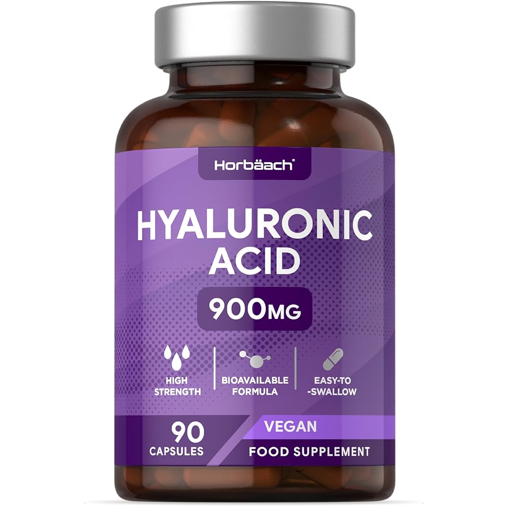 Hyaluronic Acid 900mg | 90 Capsules | H...