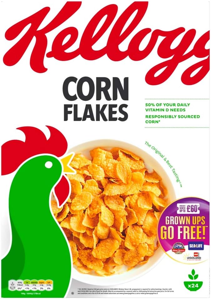 Kellogg’s Corn Flakes Cereal, 720g