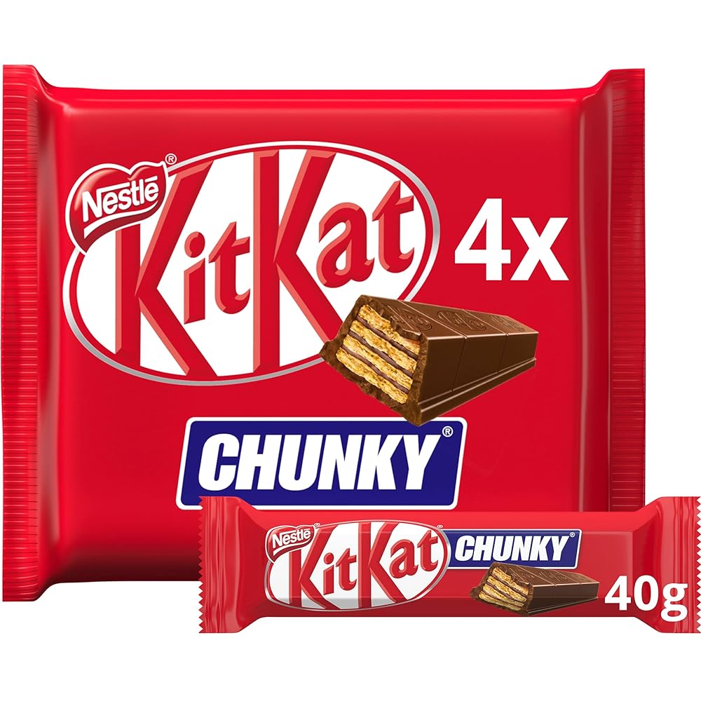 KitKat Chunky Multipack, Milk Chocolate...