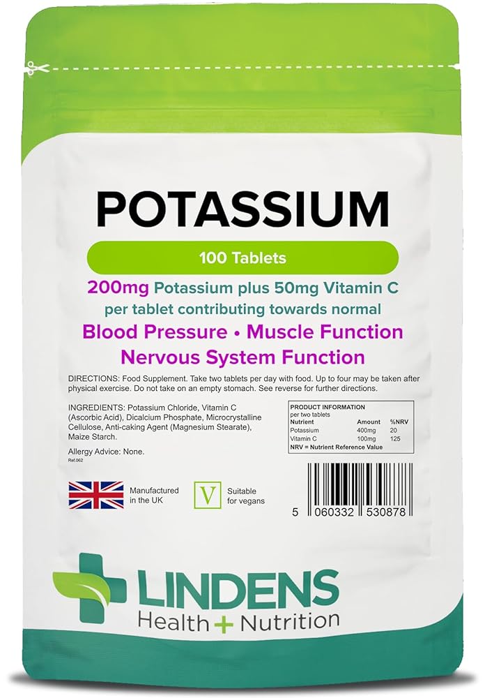 Lindens Potassium & Vitamin C Tabl...