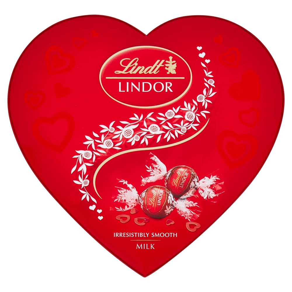 Lindt Lindor Heart Milk Chocolate Truffles