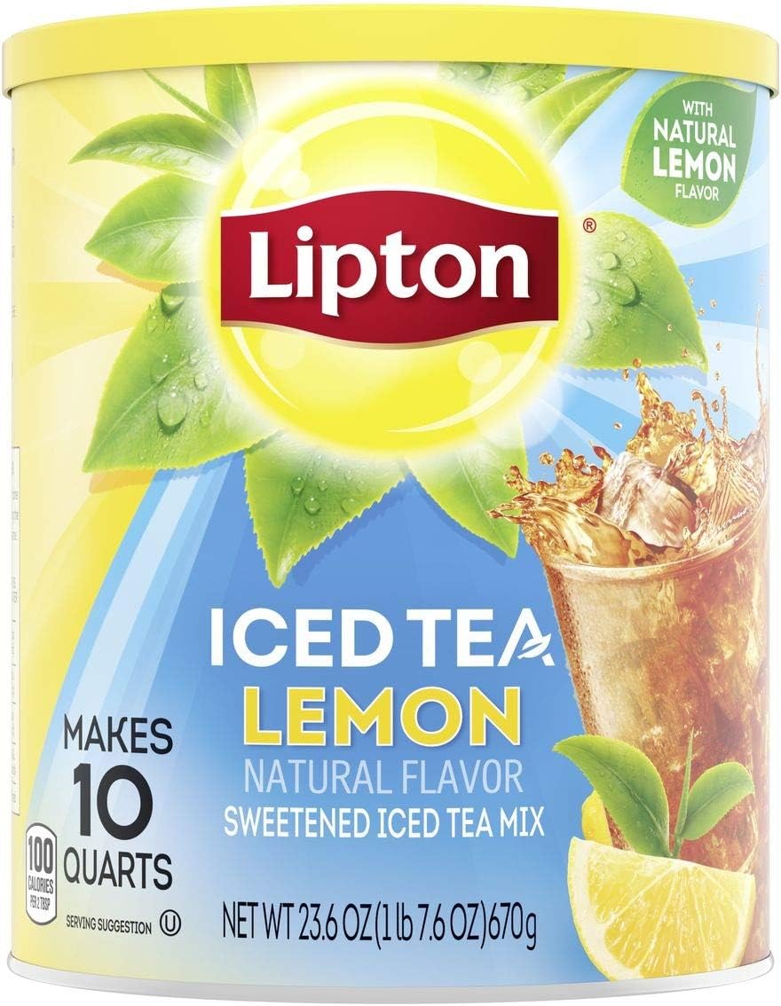 Lipton Lemon Flavoured Iced Tea Mix