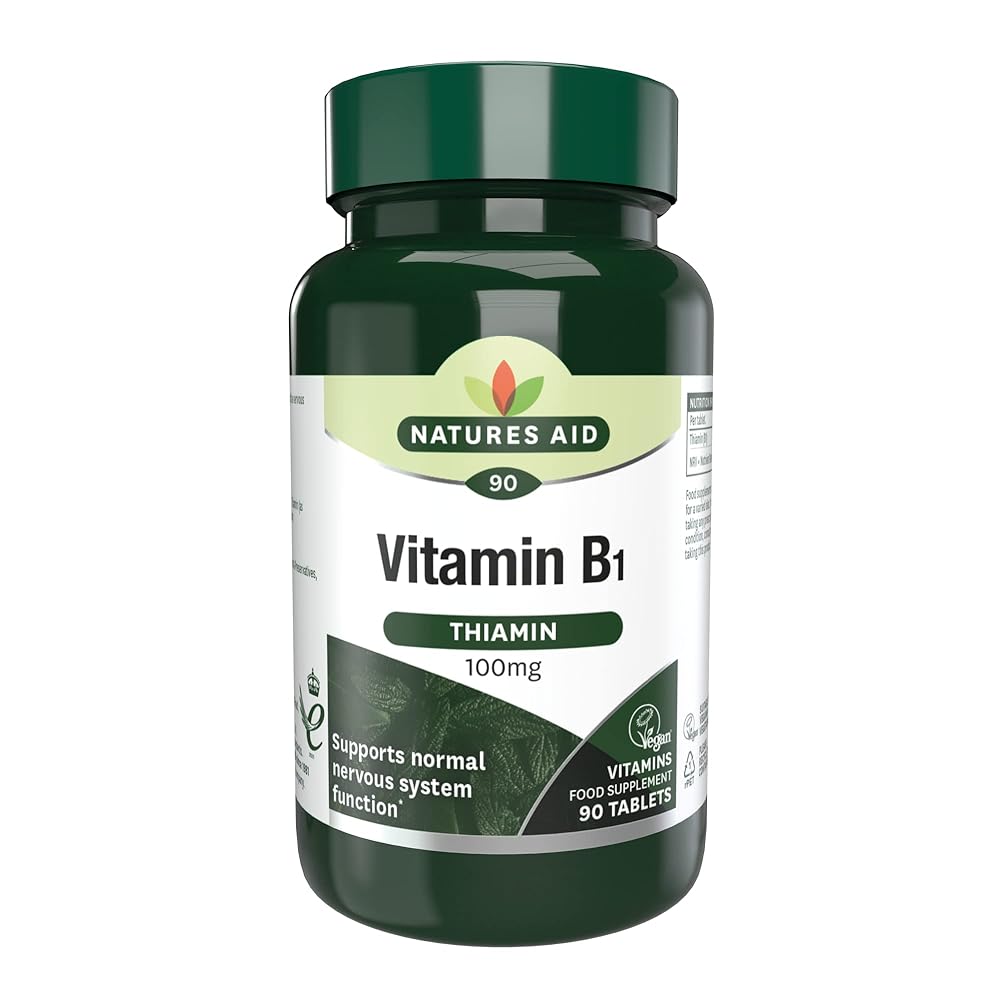 Natures Aid Vitamin B1 100mg Tablets