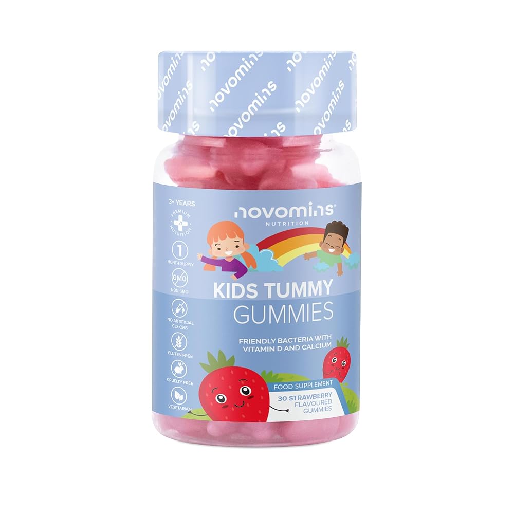 Novomins Kids Probiotic Gummies –...