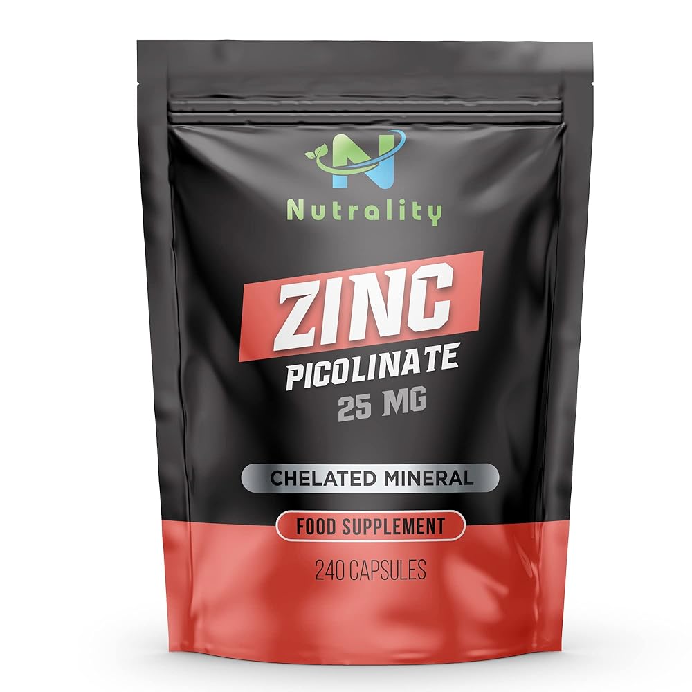 Nutrality Zinc Picolinate 25mg Capsules