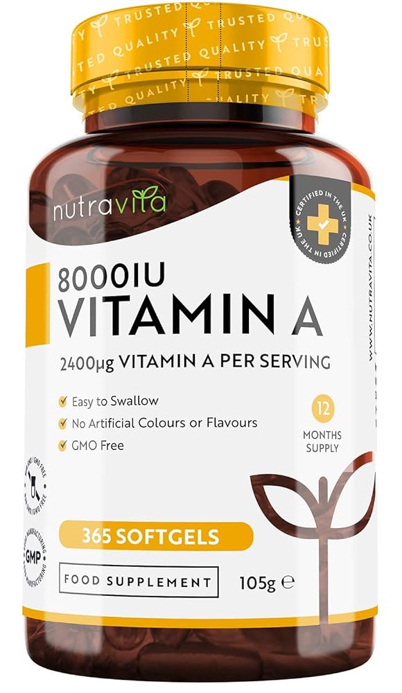Nutravita Vitamin A Softgels – 365ct